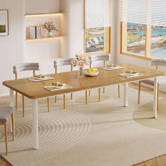 Wood Dining Table For 6-8