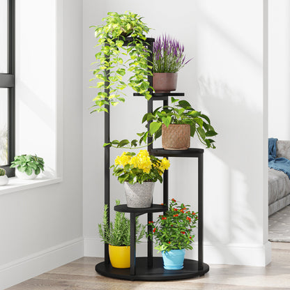 Multiple Potted Plants Holder Corner Flower Shelf