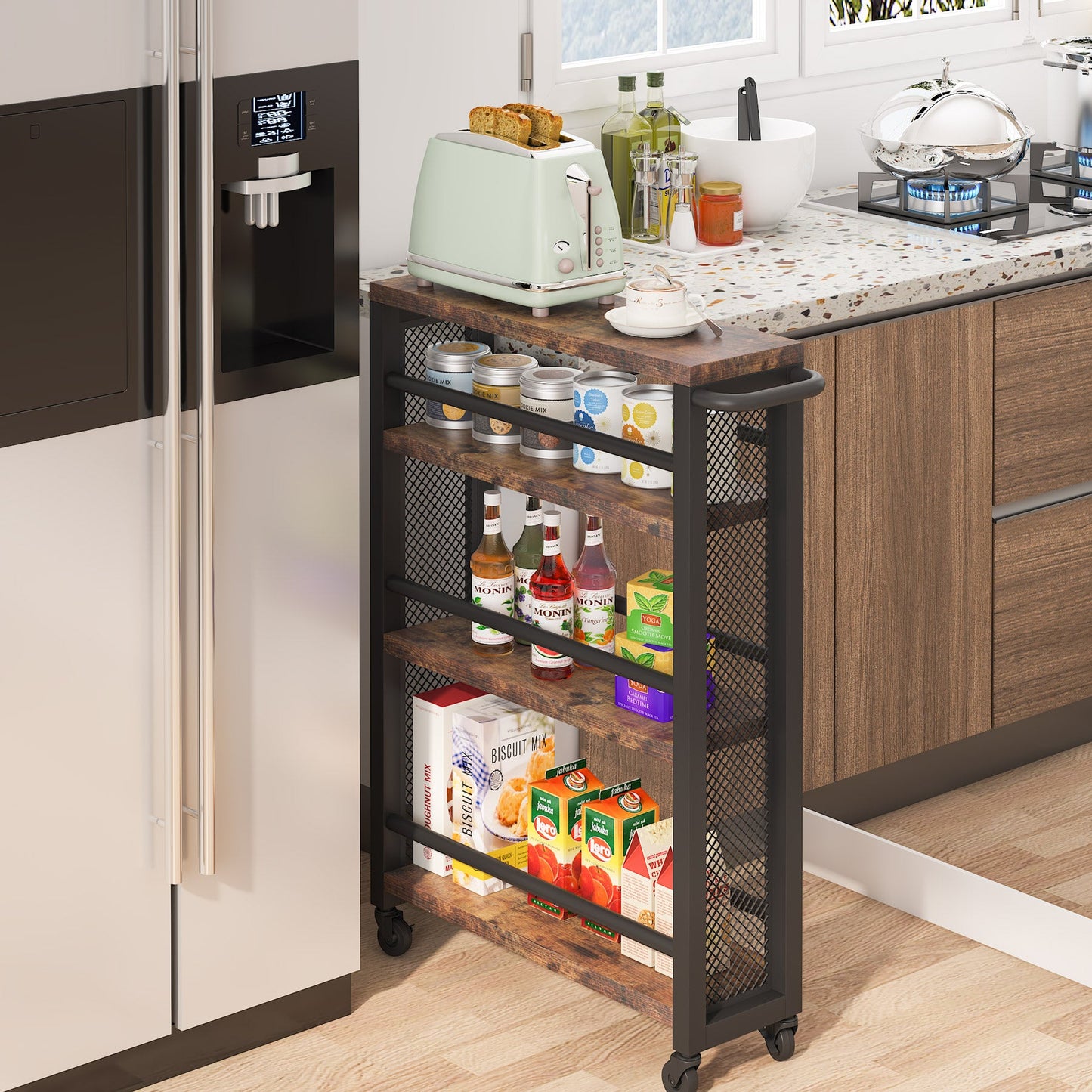 Slim Kitchen Cart