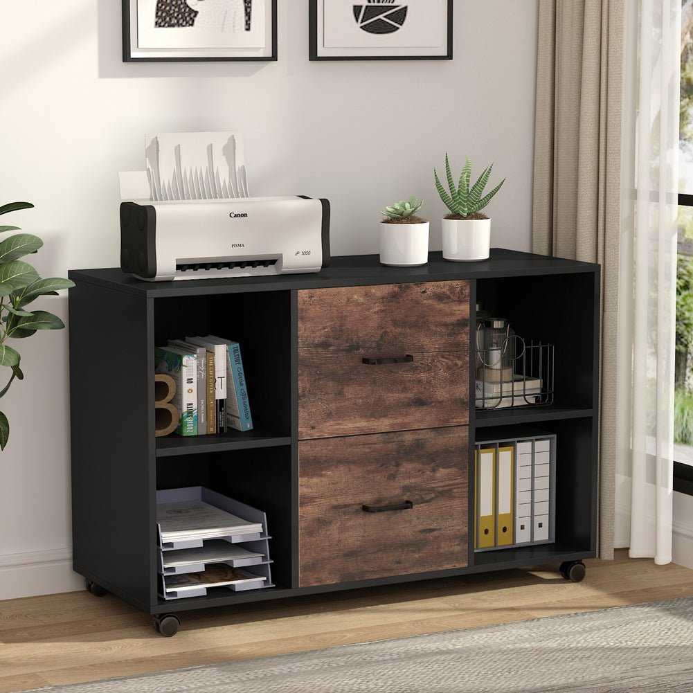 Large Mobile Filing Cabinet for Letter Size