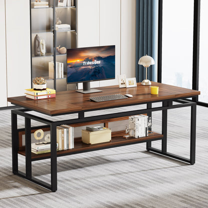 Large Computer Office Desk with Thickened Board