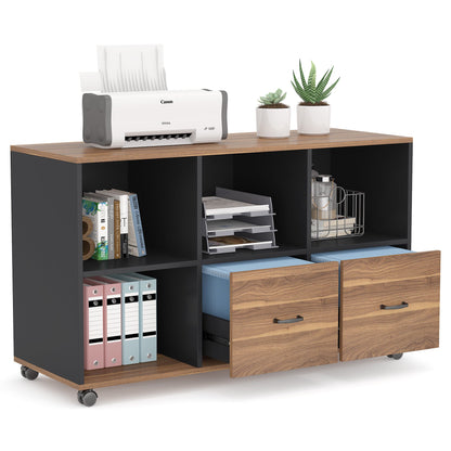 Mobile Filing Storage Cabinet for Letter Size