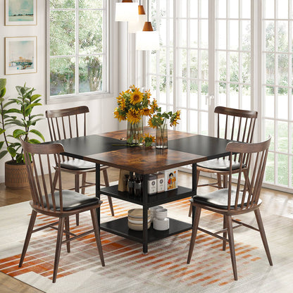 Dinner Table with Storage Shelf