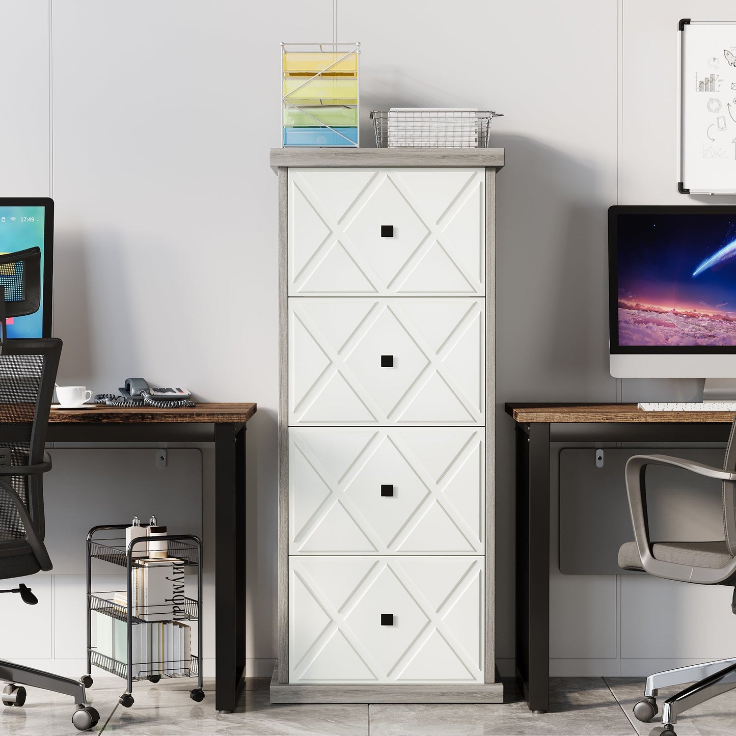 Vertical Storage Filing Cabinet