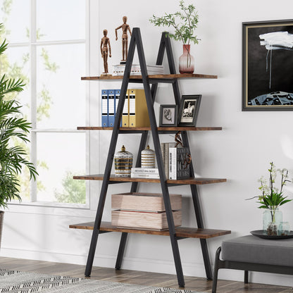 A-Shaped Bookcase Display Shelf