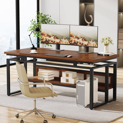 Large Computer Office Desk with Thickened Board