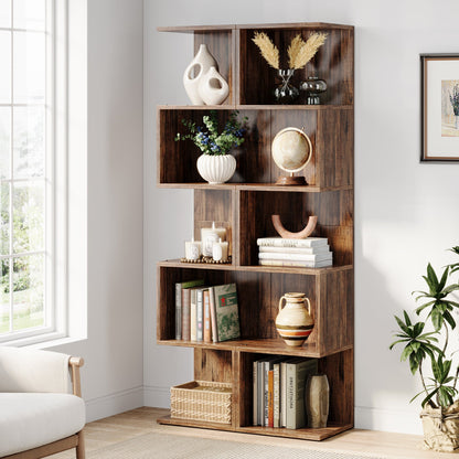 Freestanding Narrow Bookcase