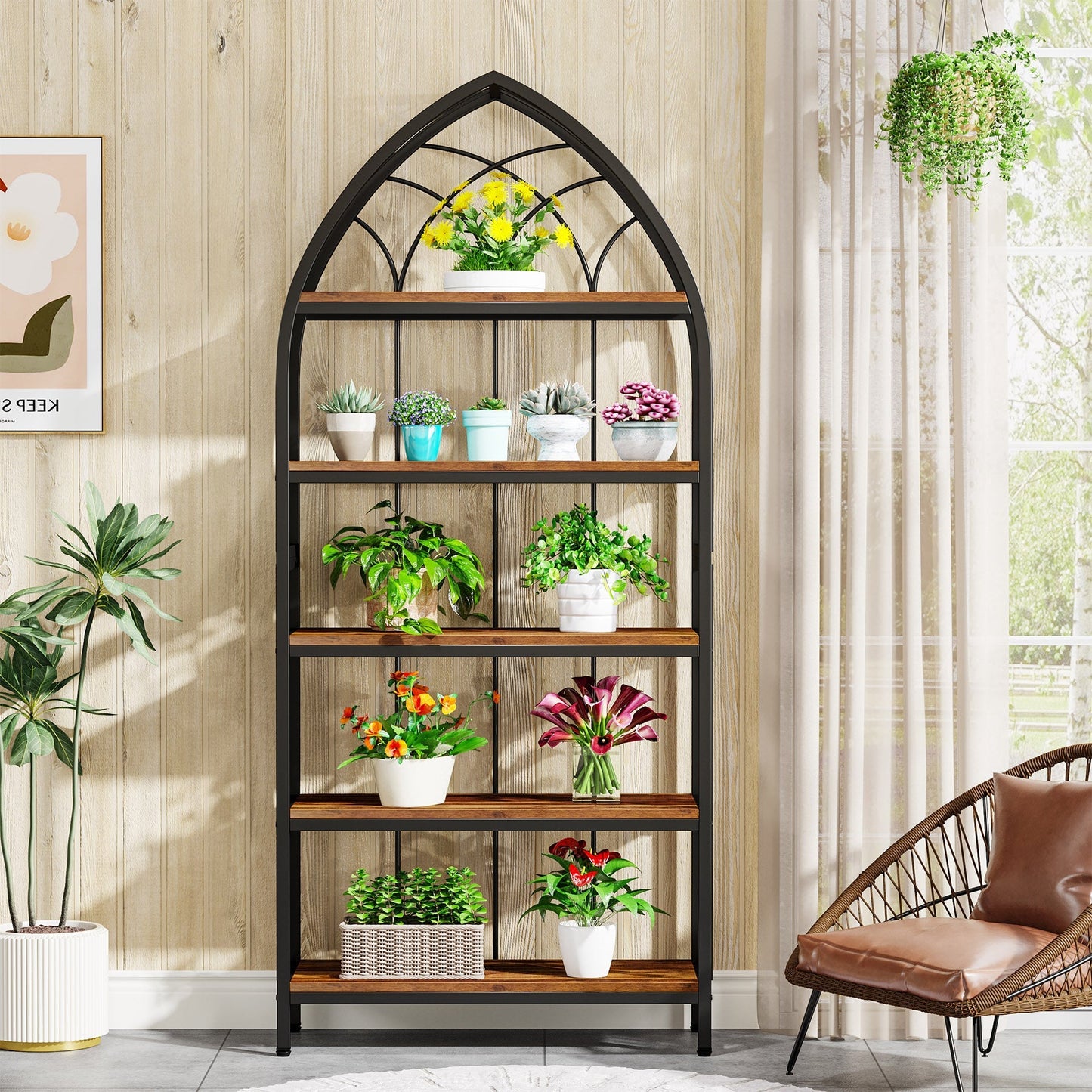 Plant Shelf Flower Potted Stand Rack