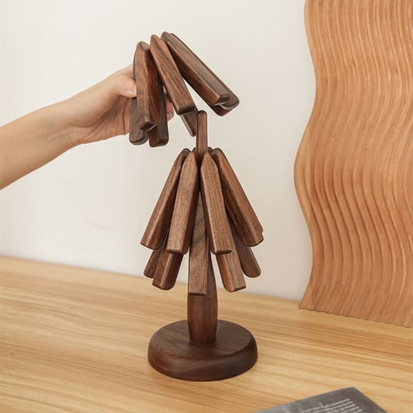 Heat-Resistant Wooden Trivets