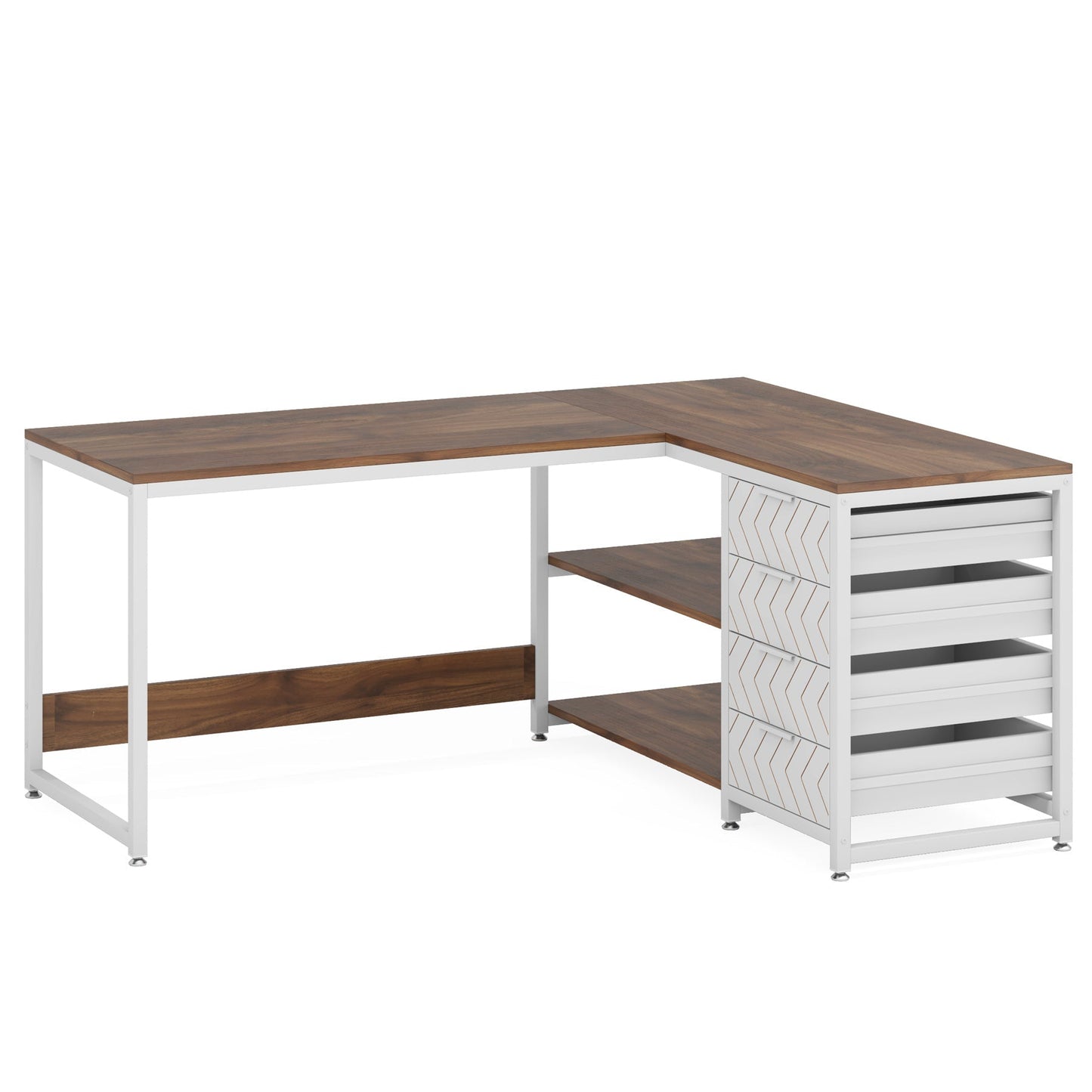 59" L-Shaped Desk