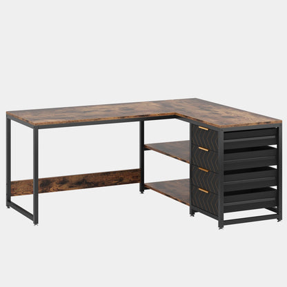 59" L-Shaped Desk