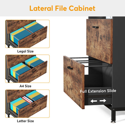 Lateral Filing Organization Storage Cabinet