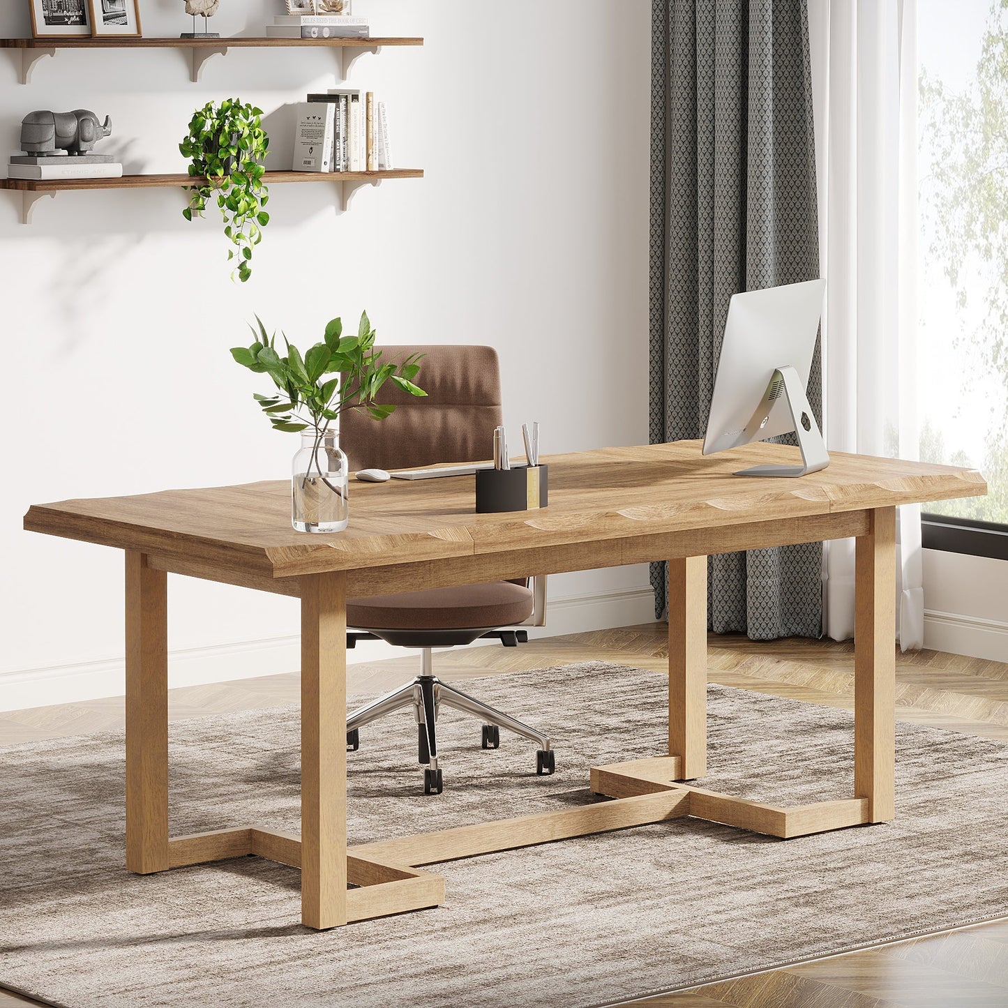 Wood Executive Desk Study Writing Table