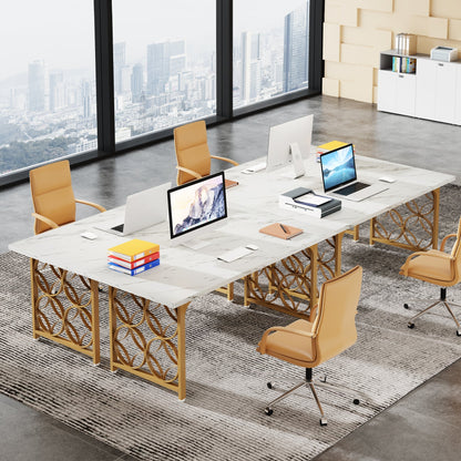 Modern Office Desk Conference Table for 4-6 People