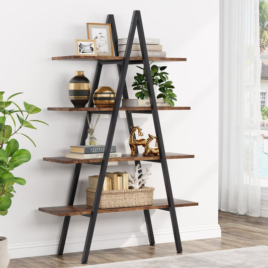 A-Shaped Bookcase Display Shelf