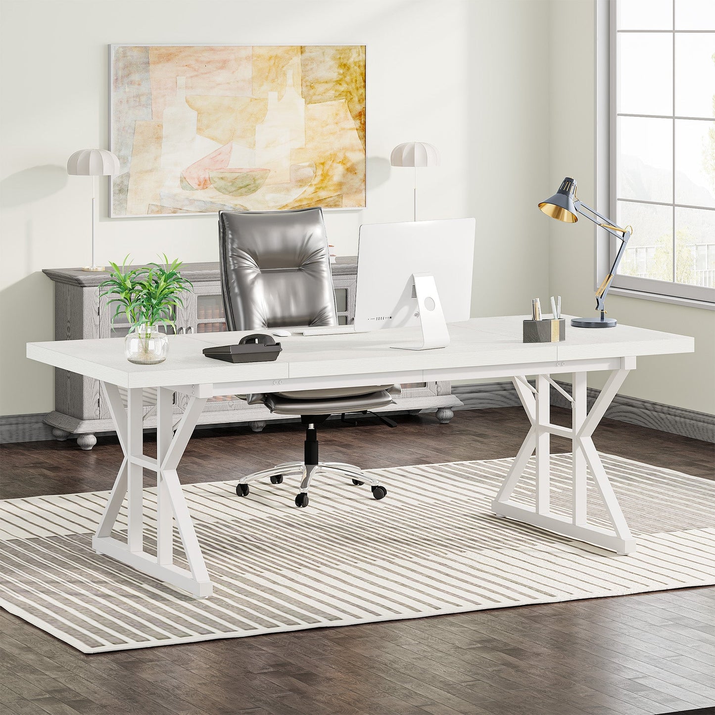 Rectangle Meeting Room Table Executive Desk