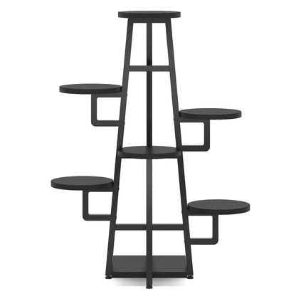 7-Tier Plant Stand, 43.3" Plant Pots Holder Rack Flower Stand