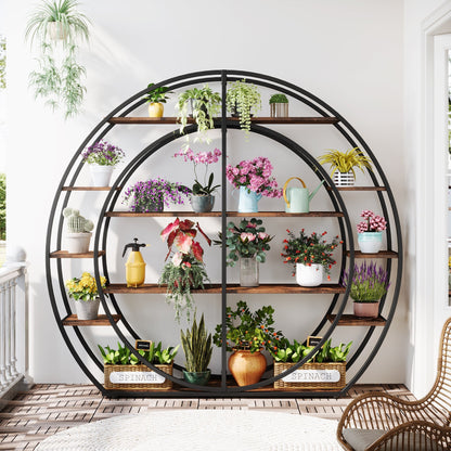 Round Plant Rack Flower Display Stand