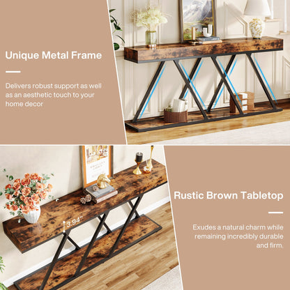 Console Farmhouse Entryway Table