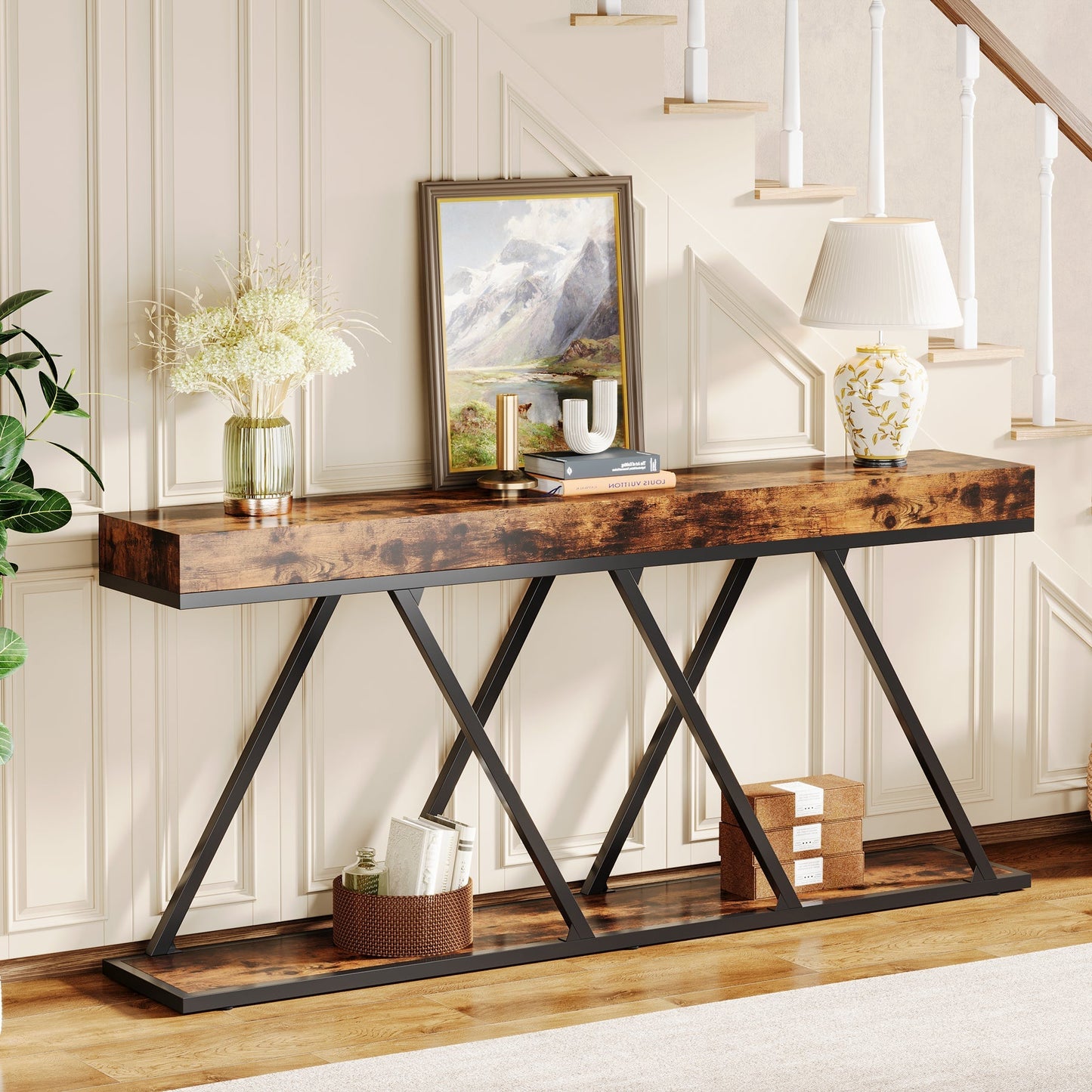 Console Farmhouse Entryway Table