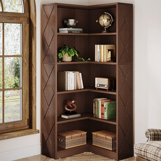 L-Shaped Bookshelf