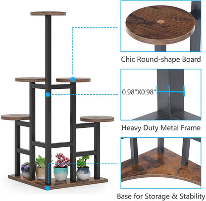 6 Tiered Plant Shelf Flower Stand