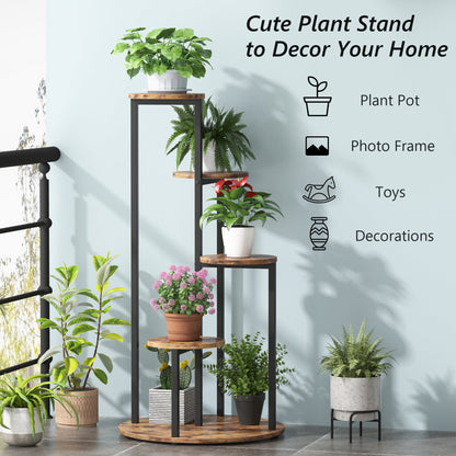 Multiple Potted Plants Holder Corner Flower Shelf