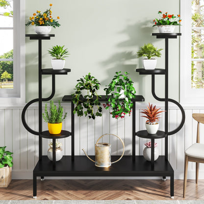 Plant Stand, Wood Potted Ladder Holder Flower Rack Shelves