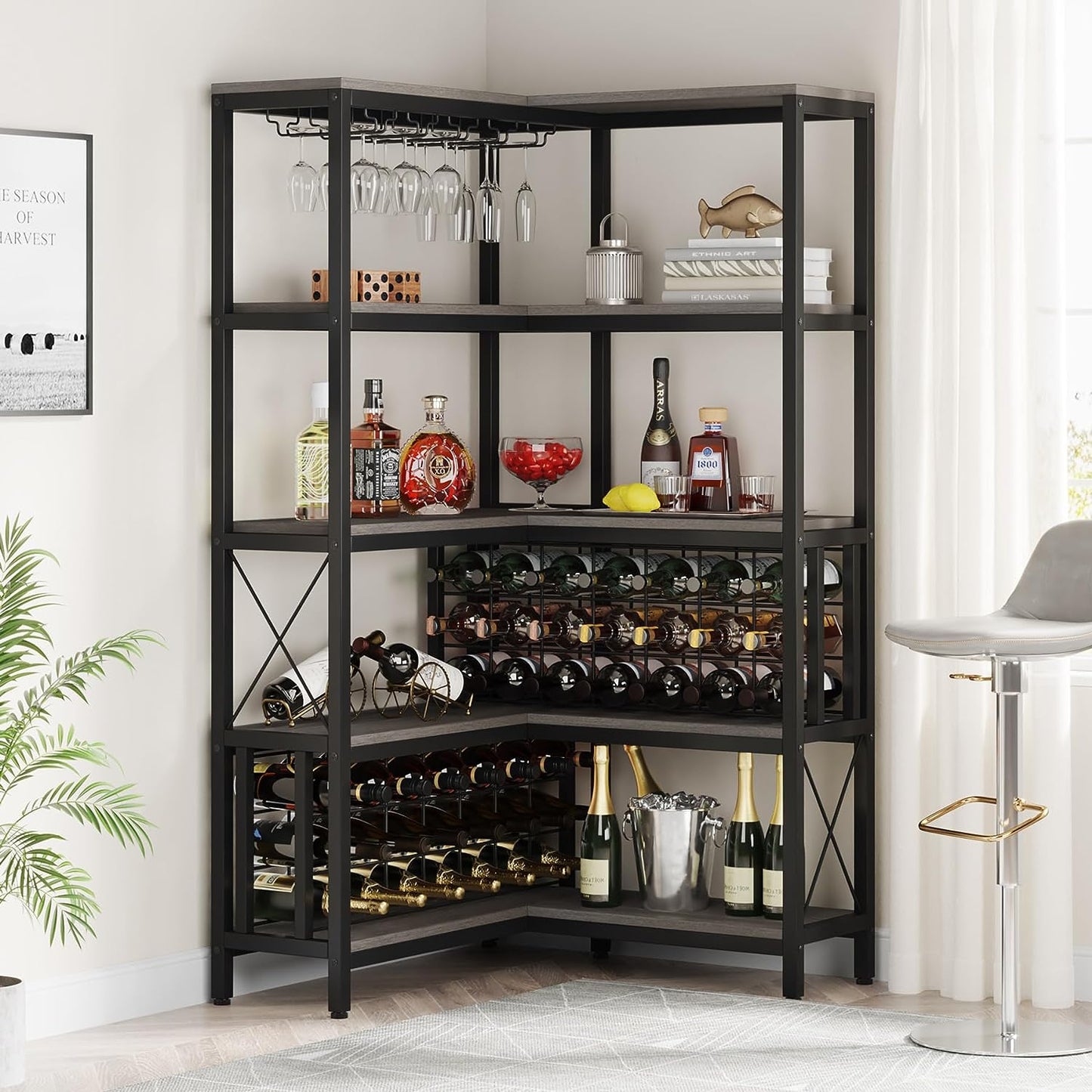 Corner Wine Rack