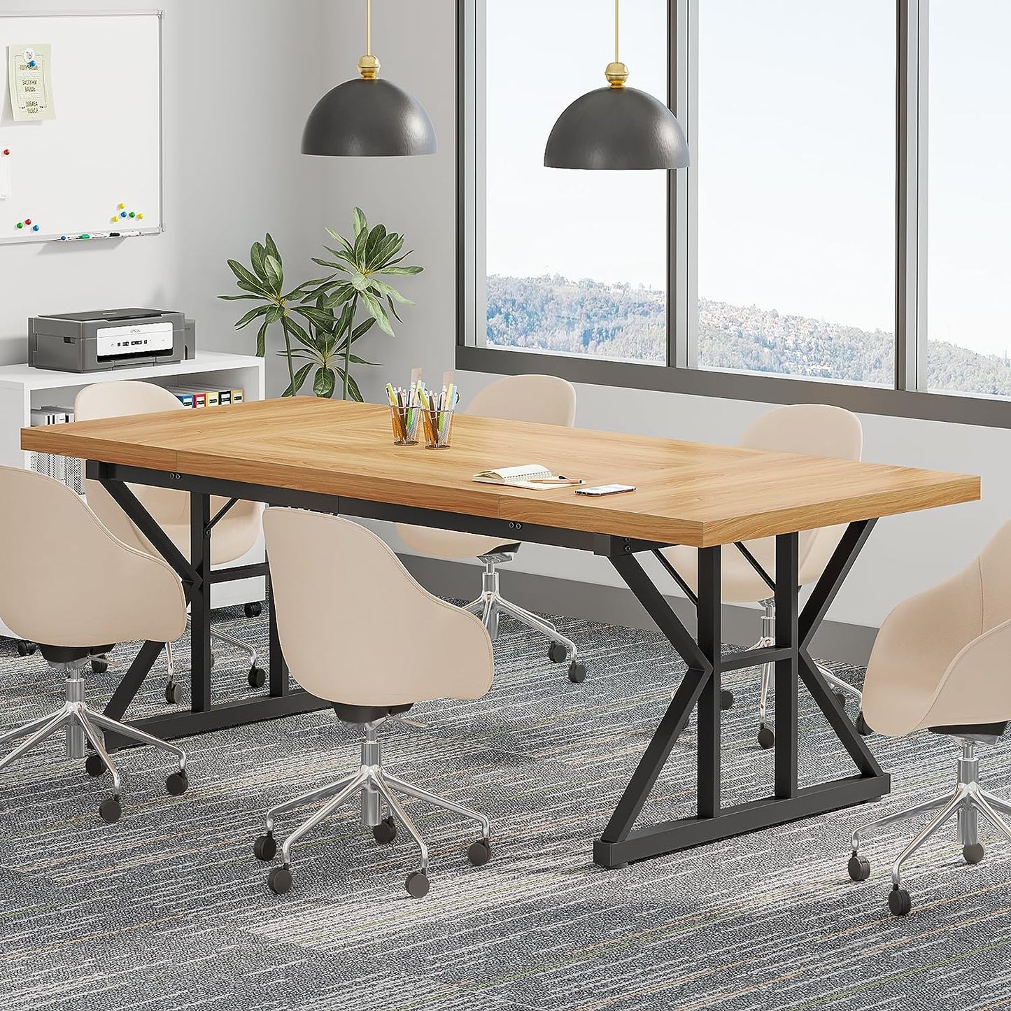 Rectangle Meeting Room Table Executive Desk