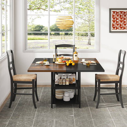 Dinner Table with Storage Shelf