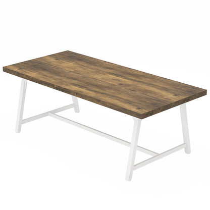 Rectangular Wood Kitchen Table