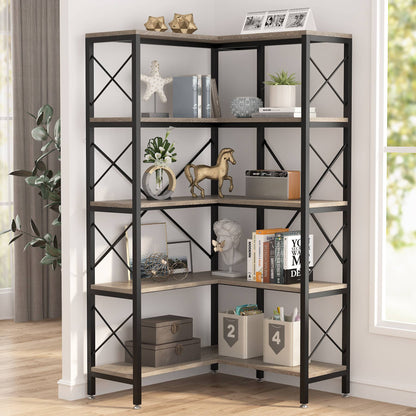 Corner Bookshelf