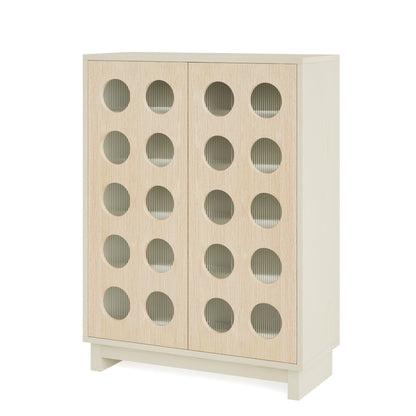 Adjustable Shoe Cabinet, Entryway Shoe Storage with LED Backligh