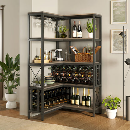 Corner Wine Rack