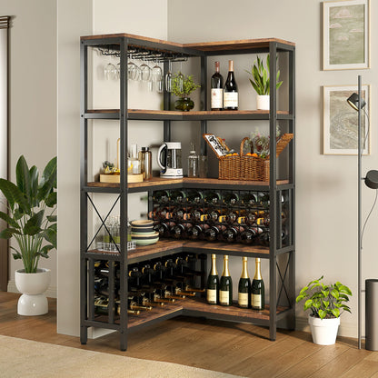 Corner Wine Rack