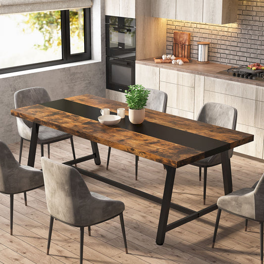 Rectangular Wood Kitchen Table