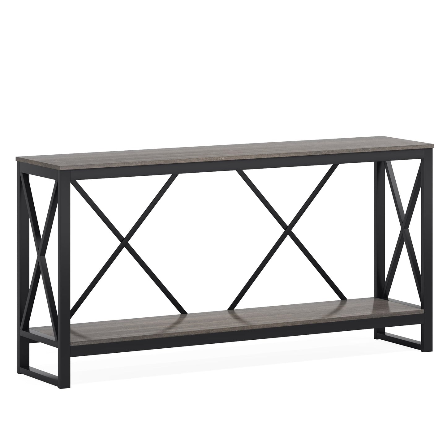 Entry Sofa Table with Open Storage Shelf