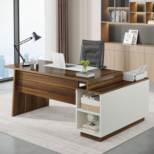 Computer Desk with Cabinet