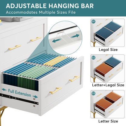 Lateral Storage Cabinet Printer Stand