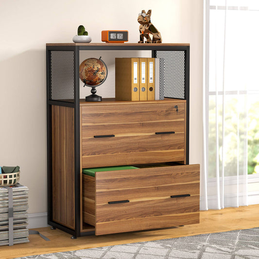 2-Drawer File Cabinet with  Lock