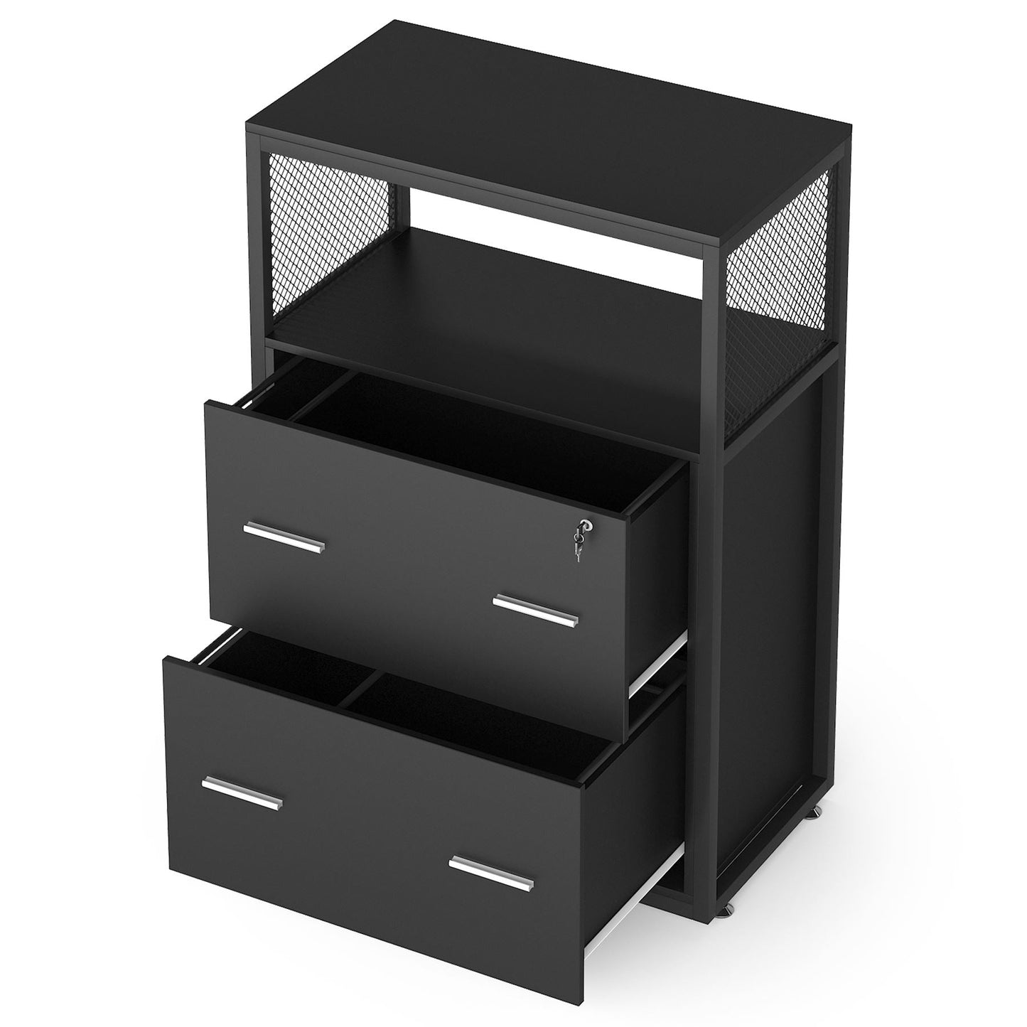 2-Drawer File Cabinet with  Lock