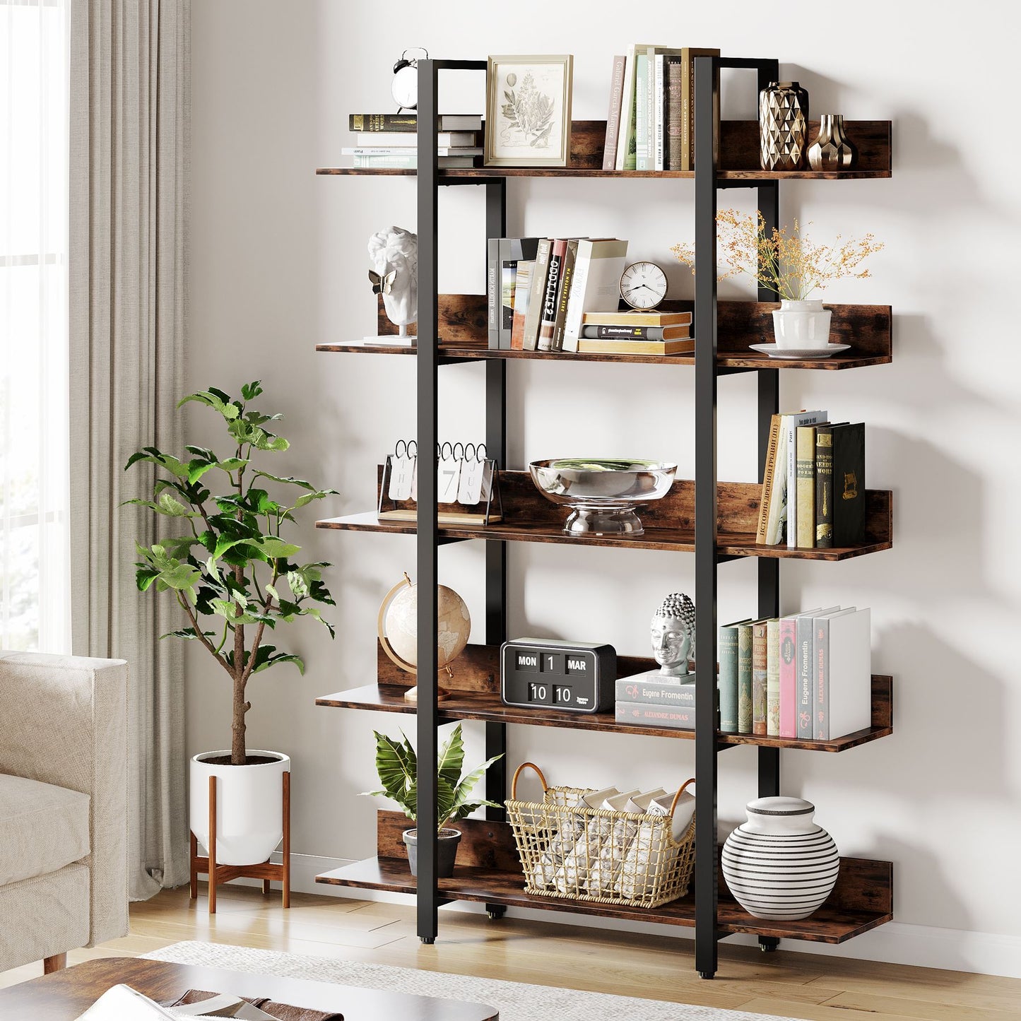 Freestanding Shelf Bookcase