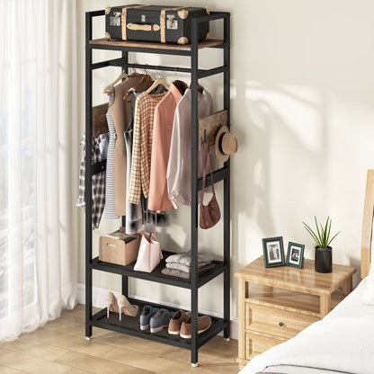 Small Entryway Coat Garments Rack