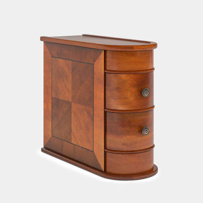 Side Table Nightstand with 2 Drawers