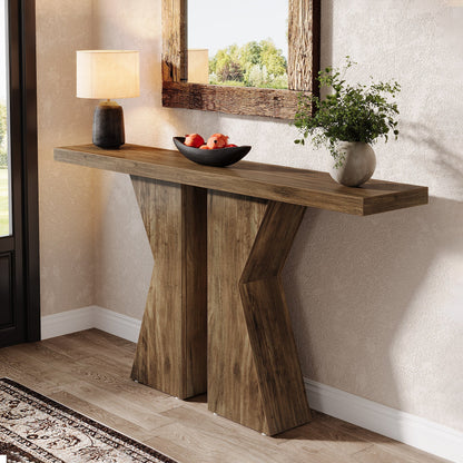 Entryway Table with K-Shaped Frame