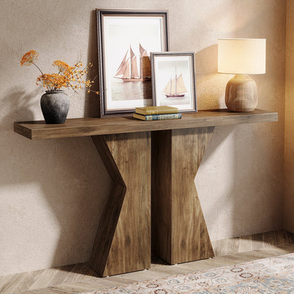 Entryway Table with K-Shaped Frame