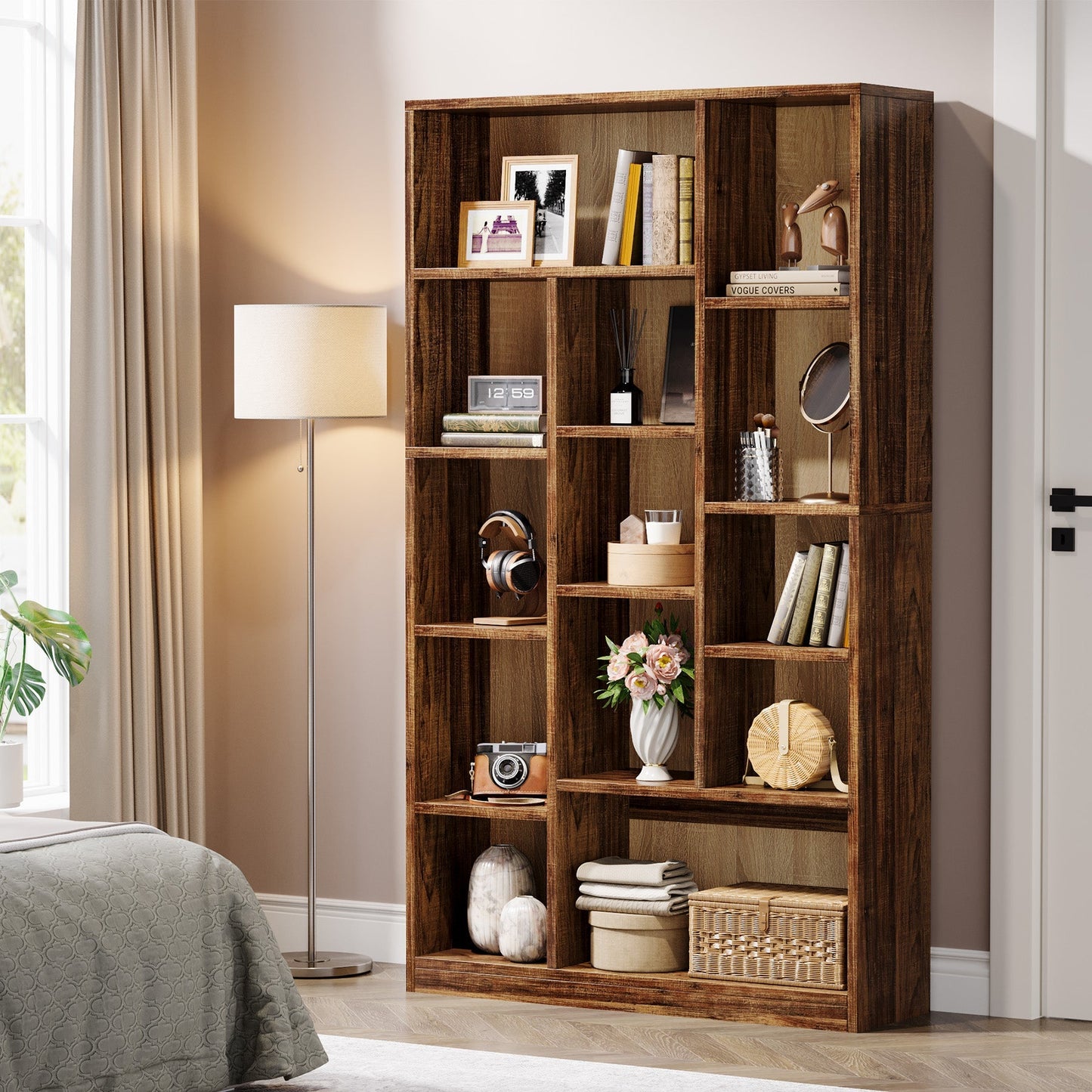 Wooden Freestanding Bookcase